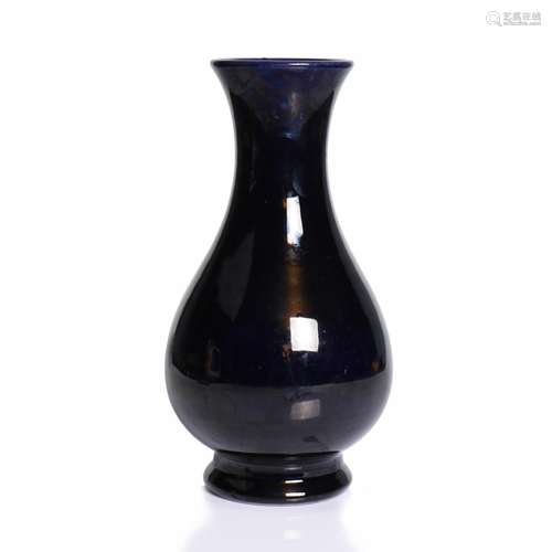 A Chinese Blue Glazed Porcelain Vase