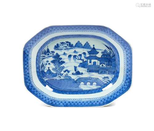 Travessa porcelana chinesa da Companha das Índias