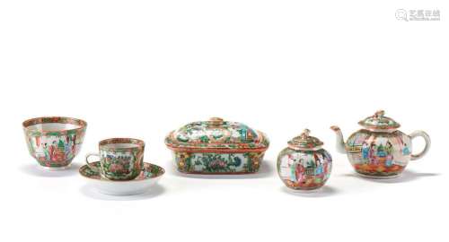 16 peças em porcelana chinesa, Mandarim (16)