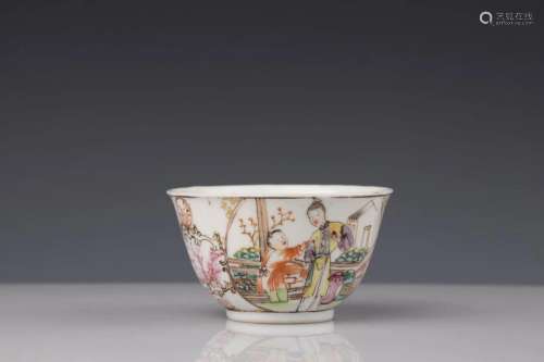 Famille Rose Export Tea Cup