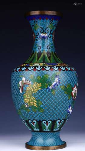 Cloisonne Enamel Vase