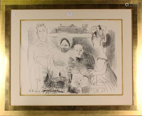 Pablo Picasso - Portrait de Famille I. Homme Aux Bras Croise...