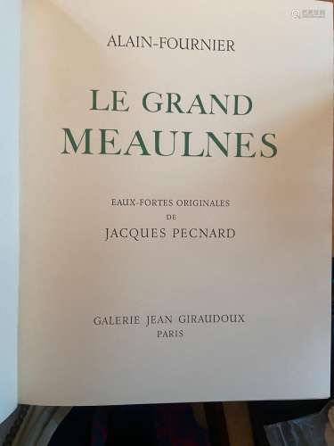 Alain Fournier
Le Grand Meaulnes