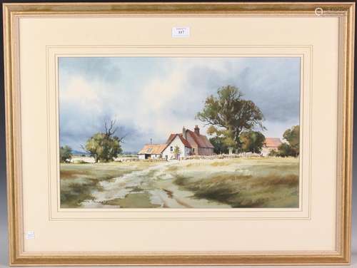 Denis Pannett - Farm Buildings near Steyning, 20th century w...