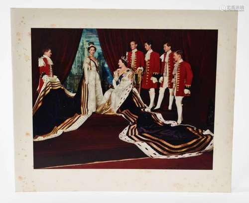 H.M.Queen Elizabeth The Queen Mother, signed 1953 Christmas ...