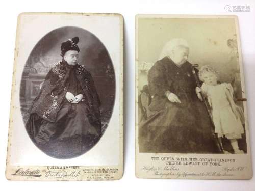 H.M.Queen Victoria, fine cabinet photograph by Lafayette and...