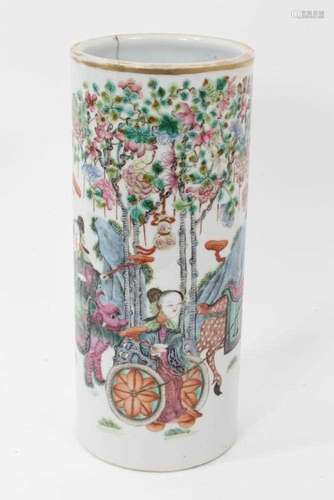 Chinese cylindrical vase