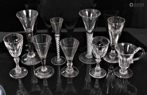 Three 18th century glasses