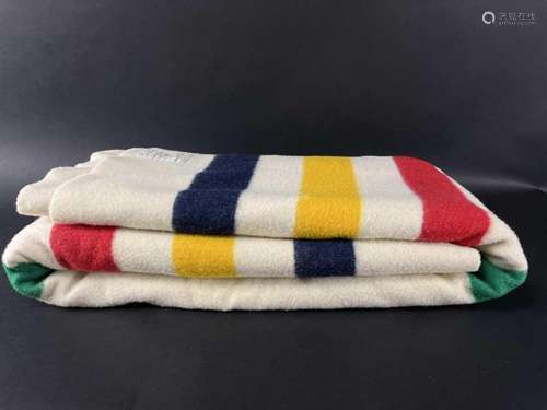 Vintage Classic 8 Point Hudson's Bay Wool Blanket