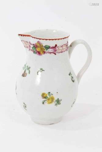 A Bristol milk jug, circa 1772