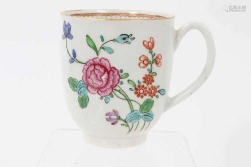 A Worcester coffee cup, circa 1770