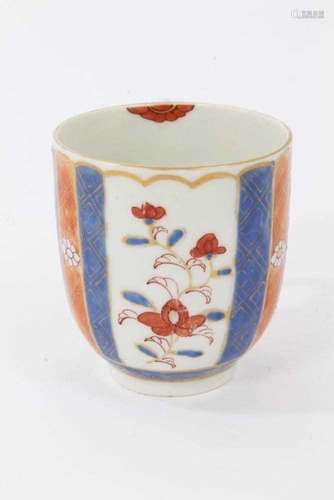 A Worcester Giles decorated Imari style coffee cup, circa 17...