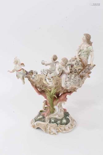 A Richard Eckert porcelain centrepiece, circa 1900