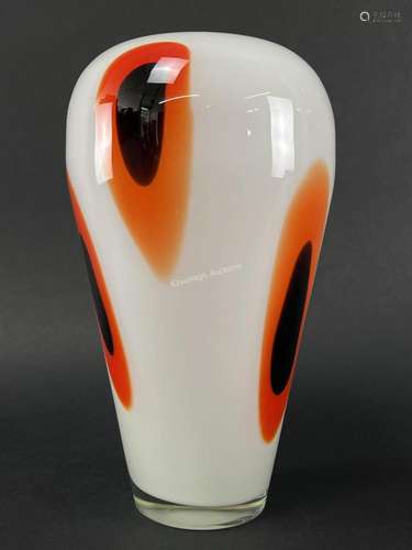 1970s Murano Art Glass Vase / Attr. Carlo Moretti