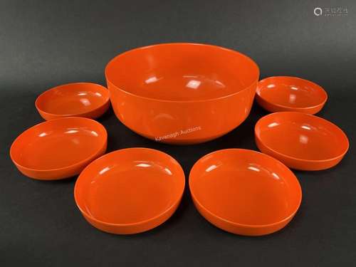 1970s Rosti Denmark Soren Andersen Salad Bowl Set