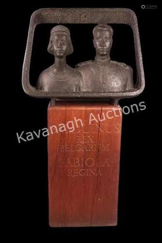 Mark Macken Bronze, King Baudouin Belgium Fabiola