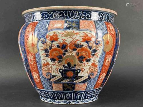 Antique Japanese Or Chinese Imari Planter