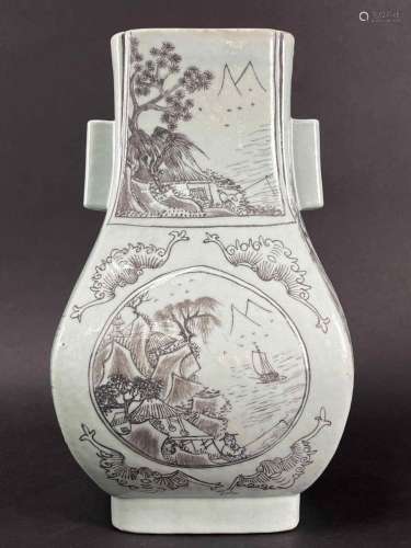 Antique Chinese Guangxu Vase, Kangxi Mark