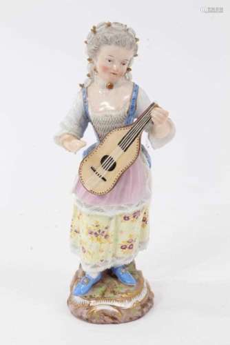 Small 19th century Meissen porcelain figure