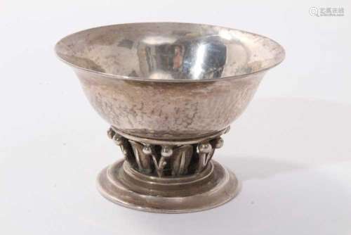 Georg Jensen silver pedestal dish, model 180