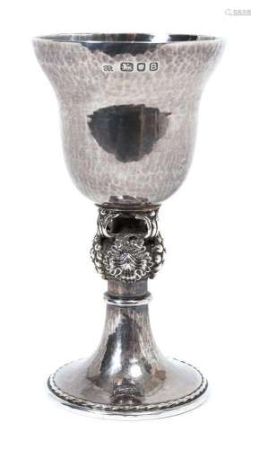 Omar Ramsden silver goblet (London 1937)