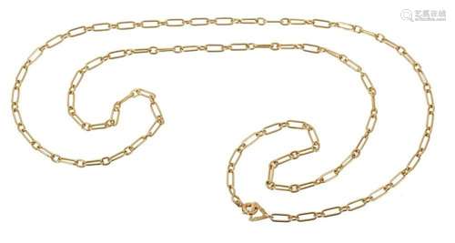 Cartier 18ct gold chain, signed and numbered 102409