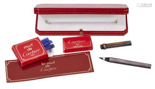 Cartier Les Must de Cartier silver fountain pen