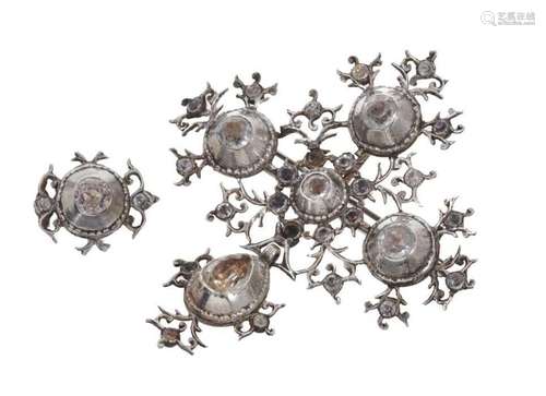 18th century Portuguese/Iberian silver brooch