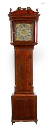 A George III oak longcase clock