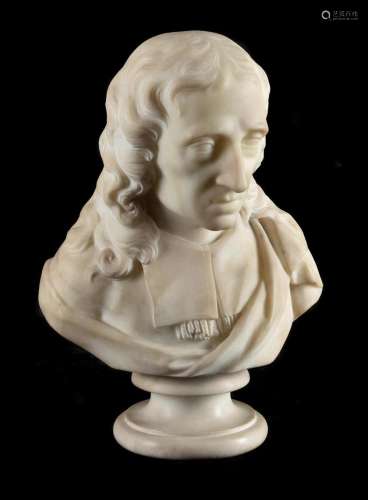 After John Michael Rysbrack (1694-1770), a marble bust of Jo...