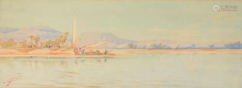 Augustus Osborne Lamplough (British 1877-1930), Setting sail