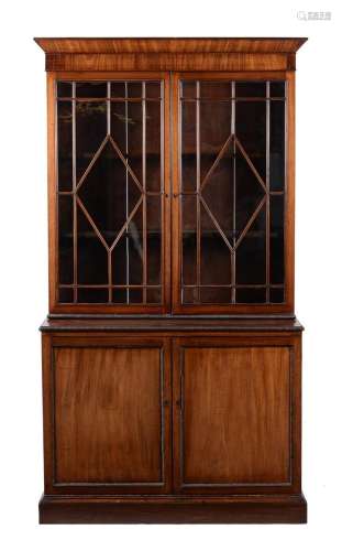 A William IV mahogany bookcase