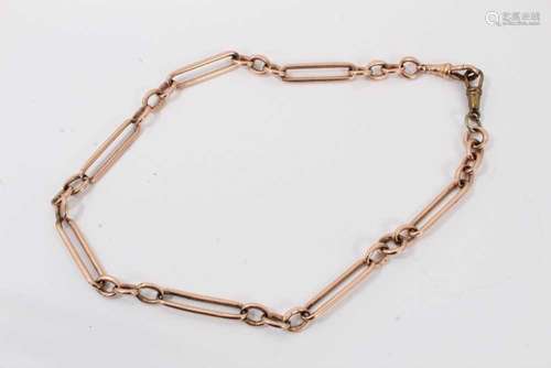 Victorian 15ct gold watch chain