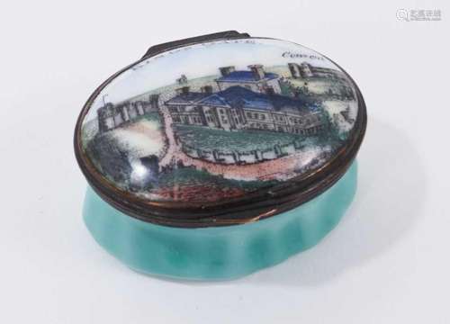 An early 19th century enamel box Kings Gate