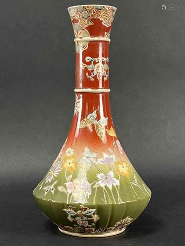 Antique Japanese Satsuma Vase