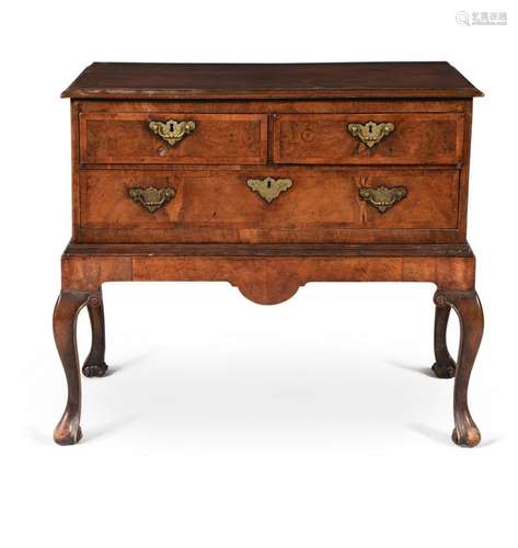 A walnut lowboy