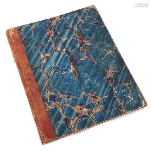 Fascinating 1860s hand written journal charting sea voyages ...