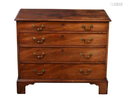 A George III mahogany chest of drawers