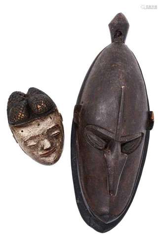 Two tribal masks