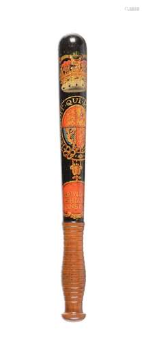 A Victorian short truncheon