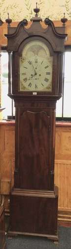 19th century 8 day longcase clock