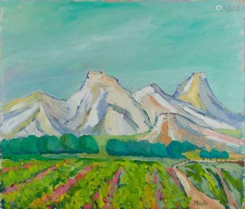 *John Hanbury Pawle (1915-2010) oil on board- Vines Under Th...