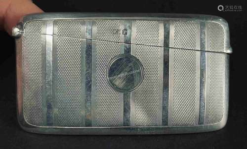 Sterling Silver Art Deco Card Case, Mappin Webb