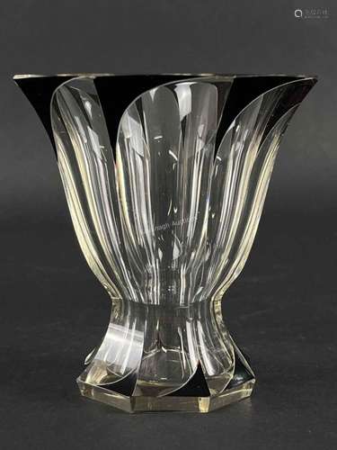 Art Deco Karl Palda Czech Crystal Bohemian Vase