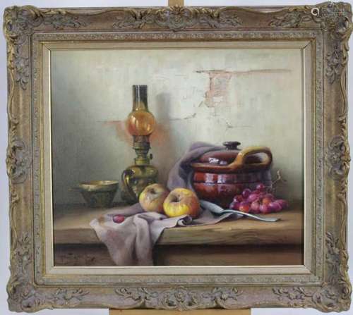 Robert Chailloux (1913-2006) oil on canvas- still life study...