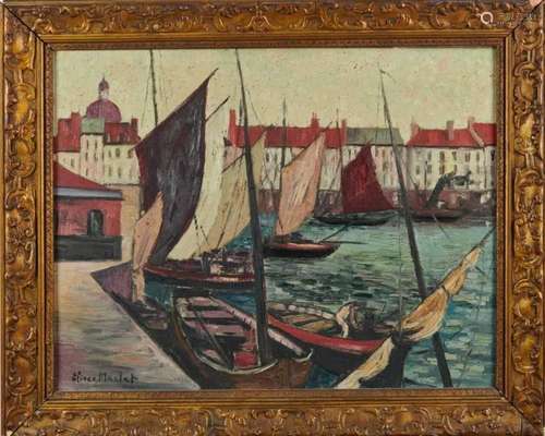 *Elisee Maclet (1881-1962) oil on canvas in gilt frame - boa...