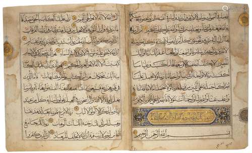 A QURAN FRAGMENT, 14TH CENTURY