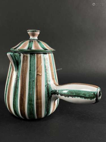 Robert Picault Vallauris Pottery Chocolate Pot