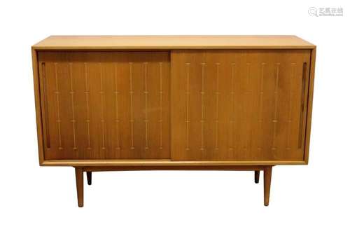 1950s Heals satin birch sideboard