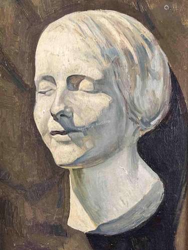 Jean Langlois, Oil Painting, Inconnue de la Seine